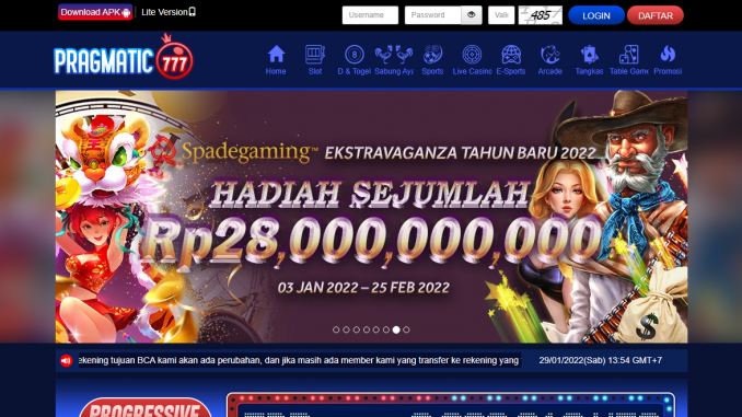 PRAGMATIC777 | Situs Judi Slot Online Terlengkap Terpercaya Uang Asli Indonesia