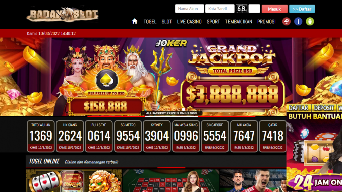 BadakSlot Situs Judi Joker Slot Online Deposit Pulsa