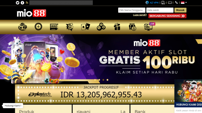 MIO88 Situs Judi Casino Online Terbaik dan Terpercaya Indonesia