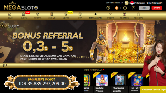 Situs Slot Online Deposit Pulsa Tanpa Potongan MegaSloto