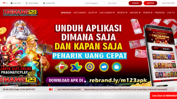 Daftar Situs Judi Slot Online Terpercaya No 1 Di Indonesia MENANG123