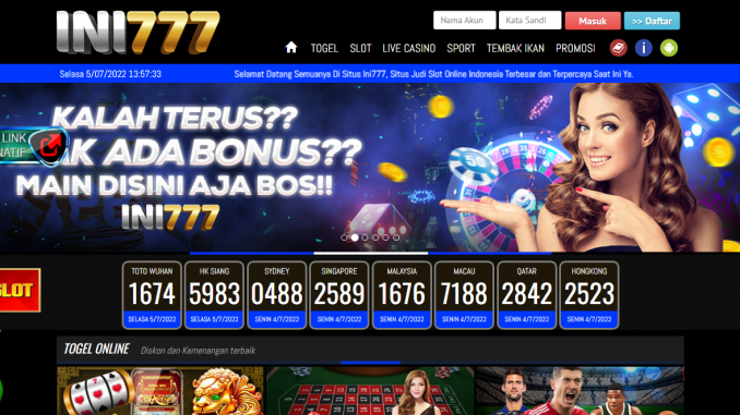 Situs Khusus Judi Slot Online Deposit Pulsa Terbesar Indonesia Ini777