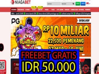 NIAGABET BAGIFREEBET GRATIS Rp 50.000 TANPA DEPOSIT