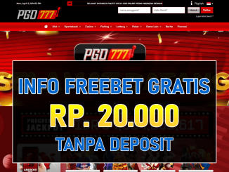 PGO777 Freebet Gratis Tanpa Deposit Rp 20.000 Terbaru