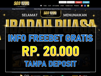 SGO777 Freebet Gratis Tanpa Deposit Rp 20.000 Terbaru