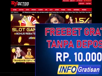 RFBET99 Freebet Tanpa Deposit Terbaru Rp. 10.000