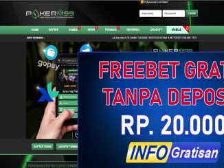 PokerM99 Freebet Tanpa Deposit Terbaru Rp. 20.000