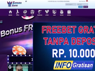 GARUDAGAME Freebet Tanpa Deposit Terbaru Rp. 10.000