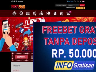 BCA368 Freebet Tanpa Deposit Terbaru Rp. 50.000