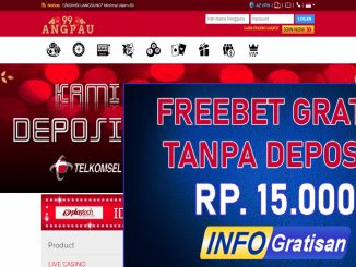 Freebet Gratis Tanpa Deposit Terbaru Rp 15.000 dari 99Angpau