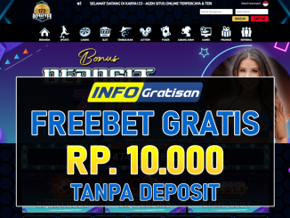 Karya123 – Freebet Gratis Terbaru Rp 10.000 Tanpa Syarat Deposit