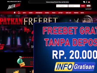 Duta555 : Freebet Terbaru Gratis Tanpa Deposit Rp 20.000