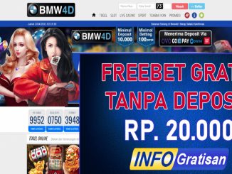 BMW4D : Freebet Terbaru Gratis Tanpa Deposit Rp 20.000