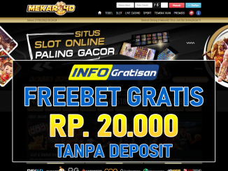 MEKAR4D – Freebet Gratis Terbaru Rp 20.000 Tanpa Deposit