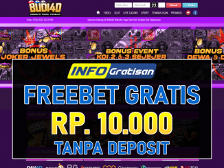 BUDI4D – Freebet Gratis Terbaru Rp 10.000 Tanpa Deposit