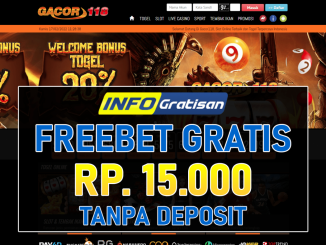 GACOR118 – Freebet Gratis Terbaru Rp 15.000 Tanpa Syarat Deposit