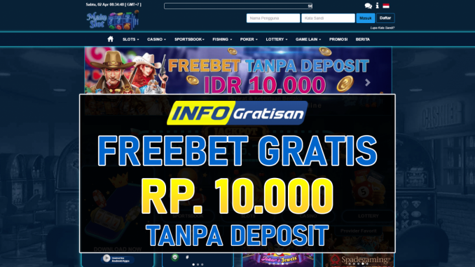 Mainslot777 – Freebet Gratis Terbaru Rp 10.000 Tanpa Deposit