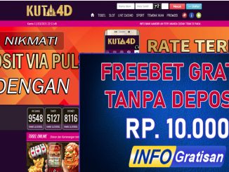 KUTA4D : Freebet Terbaru Gratis Tanpa Deposit Rp 10.000
