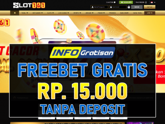 SLOT161 – Freebet Gratis Terbaru Rp 15.000 Tanpa Deposit