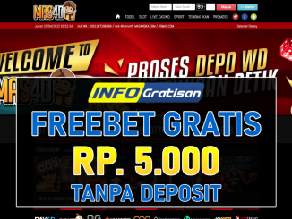 MAS4D – Freebet Gratis Terbaru Rp 5.000 Tanpa Deposit