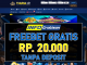 Tiara4d – Freebet Gratis Terbaru Rp 20.000 Tanpa Deposit