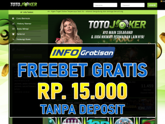 TOTOJOKER – Freebet Gratis Terbaru Rp 15.000 Tanpa Deposit