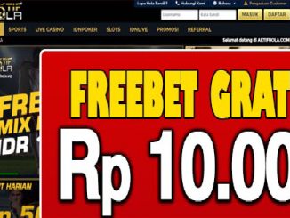 AktifBola Freebet MixParlay Rp 10.000 Gratis Tanpa Deposit