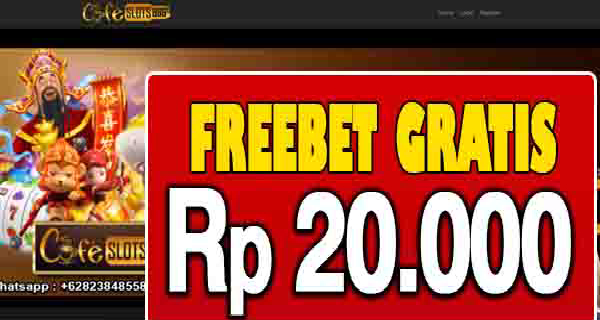 CafeSlot777 Freebet Gratis Rp 20.000 Tanpa Deposit