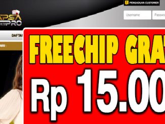 CapsaPro.com FreeChip Gratis Rp 15.000 Tanpa Deposit