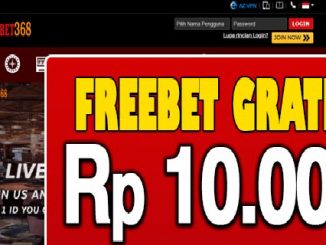 QQBET368 Freebet Gratis Rp 10.000 Tanpa Deposit