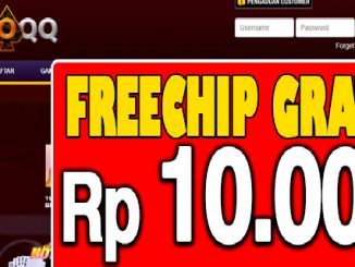 BadoQQ Freechip Gratis Rp 10.000 Tanpa Deposit