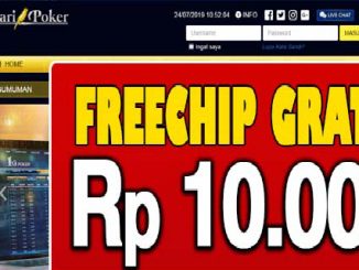 KenariPoker Freechip Gratis Rp 10.000 Tanpa Deposit