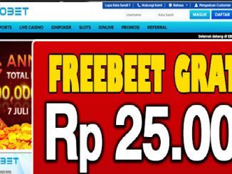 EBOBet Freebet Gratis Rp 25.000 Tanpa Deposit