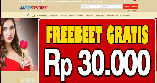 MPOSport Freebet Gratis Rp 30.000 Tanpa Deposit